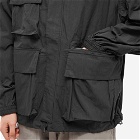 FrizmWORKS Men's CN Utility Wind Parka Jacket in Black