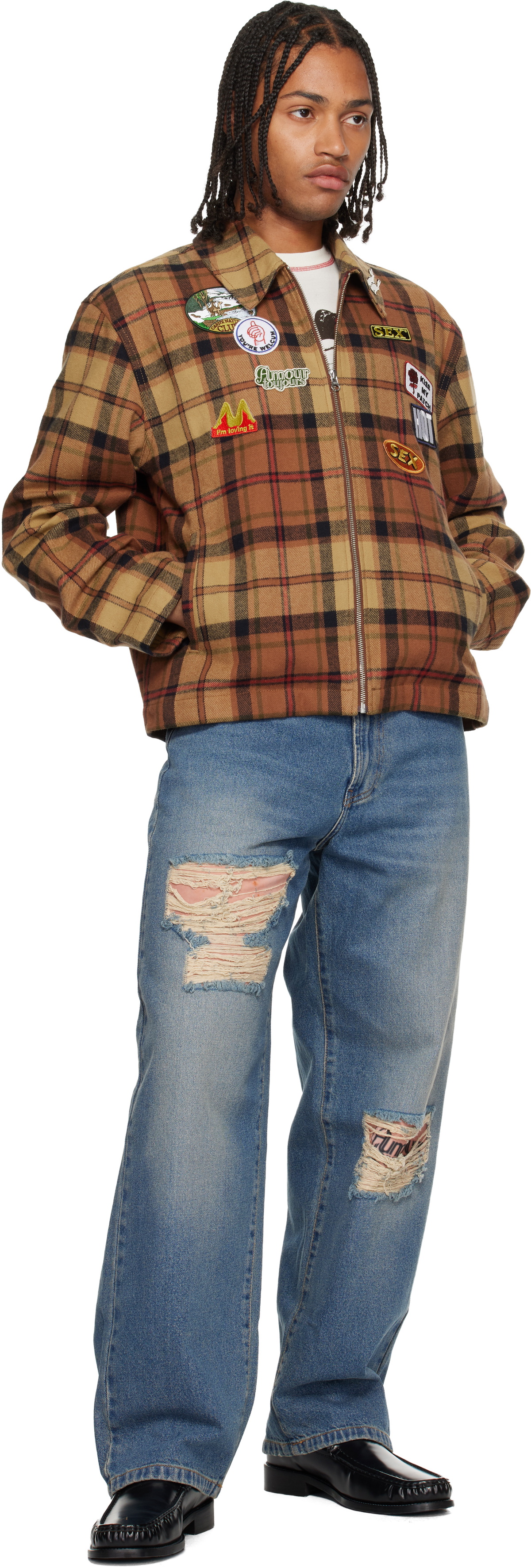 Carne Bollente Orange Kiss My Patch Jacket