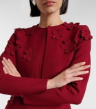 Oscar de la Renta Floral cropped cardigan