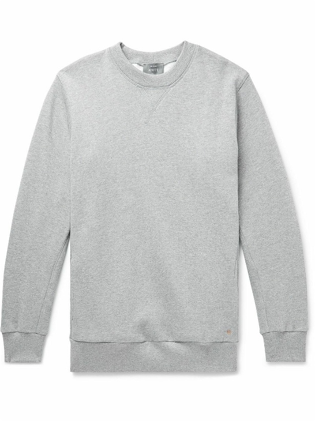 Photo: Private White V.C. - Cotton, Wool and Cashmere-Blend Jersey Sweatshirt - Gray