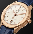 Piaget - Polo S Automatic 42mm 18-Karat Rose Gold and Alligator Watch, Ref. No. G0A43010 - Blue