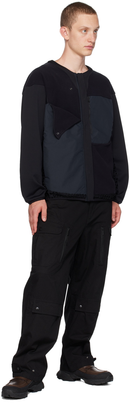 White Mountaineering®︎ Black Paneled Jacket