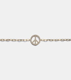 Roxanne First Peace Out 14kt gold bracelet with diamonds