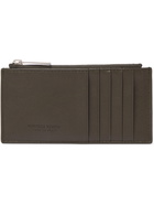 Bottega Veneta - Intrecciato Rubber and Full-Grain Leather Cardholder