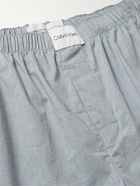 Calvin Klein Underwear - Stretch-Cotton Chambray Pyjama Trousers - Gray