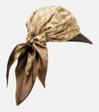 Gucci GG silk twill baseball cap