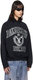 Balenciaga Black DIY College Hoodie