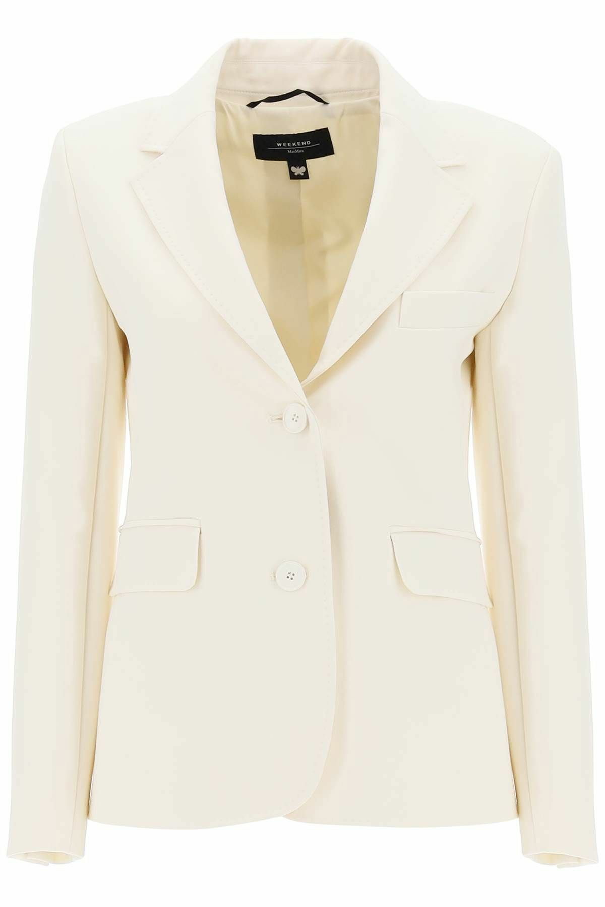 WEEKEND MAX MARA uva single-breasted jacket White Weekend