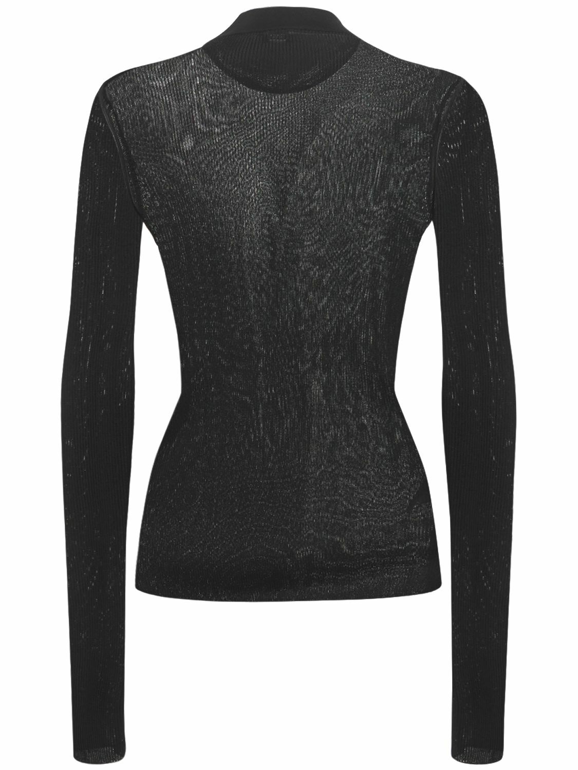SAINT LAURENT - Silk Knit Top