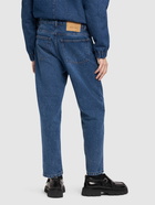 AMI PARIS Tapered Cotton Denim Jeans