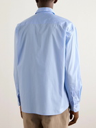 UMIT BENAN B - Cotton-Poplin Shirt - Blue