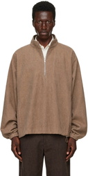 colbo Brown Half Zip Parka