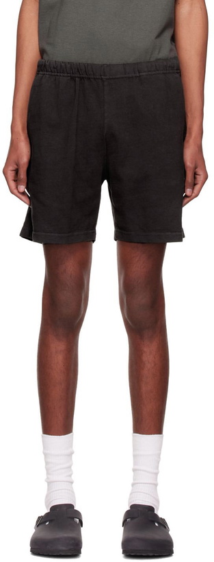 Photo: Museum of Peace & Quiet Black Cotton Shorts