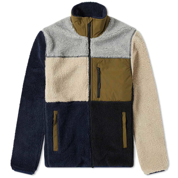 Photo: Penfield Mattawa Colour Block Fleece Peacoat