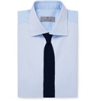 Canali - Striped Cotton Shirt - Blue
