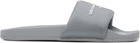 Alexander Wang Gray AW Pool Slides