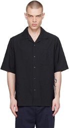 Filippa K Black Button Shirt