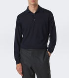 Thom Sweeney Cashmere and silk polo sweater