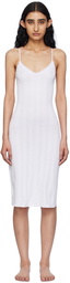 Cou Cou White 'The Midi Slip' Midi Dress