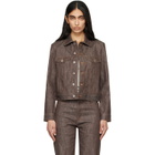 A.P.C. Brown Dion Denim Jacket