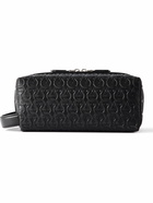 Salvatore Ferragamo - Logo-Embossed Leather Wash Bag