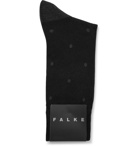 Falke - Polka-Dot Cotton-Blend Socks - Black