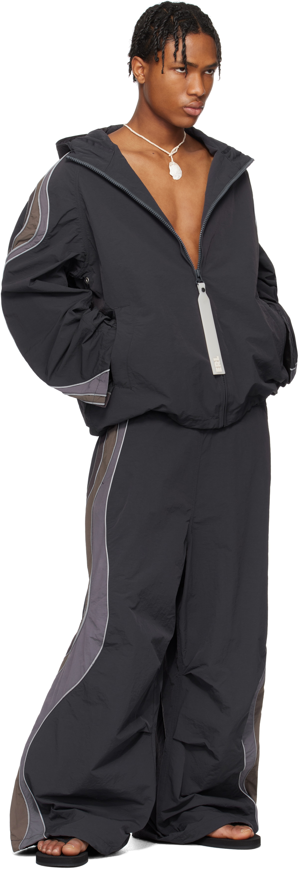 売れ筋公式店 ERL イーアルエル MESH TRACKPANTS 【公式通販】