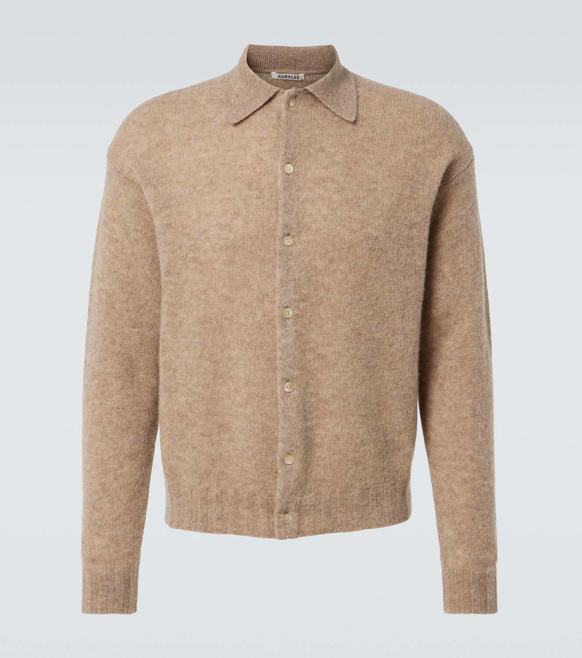 Auralee Wool and cashmere cardigan Auralee