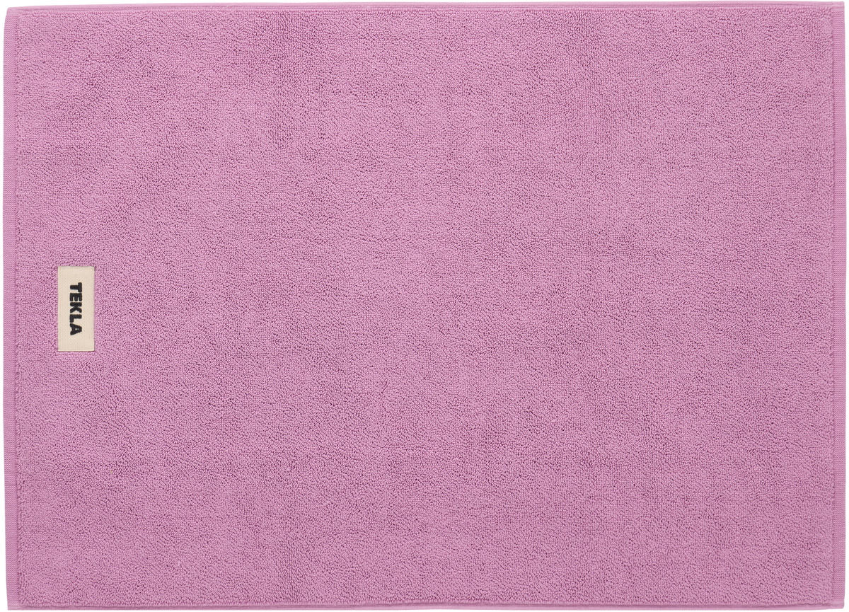 Tekla Pink Terry Bath Mat