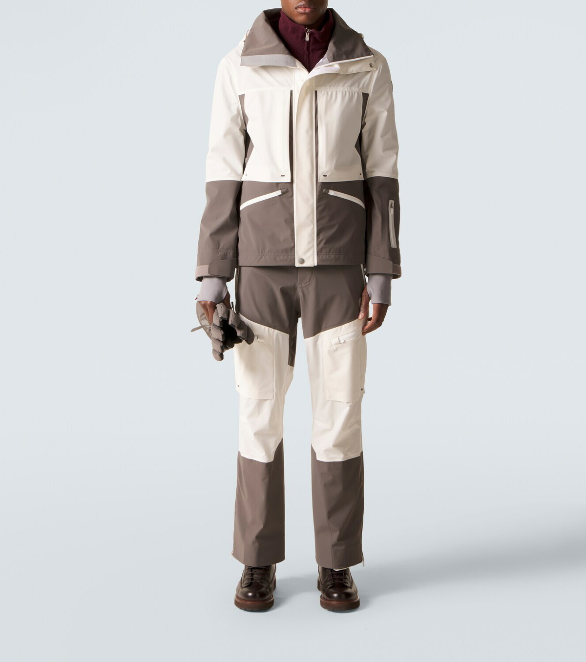Brunello Cucinelli Hooded ski jacket