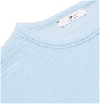 Mr P. - Cotton-Terry T-Shirt - Men - Light blue