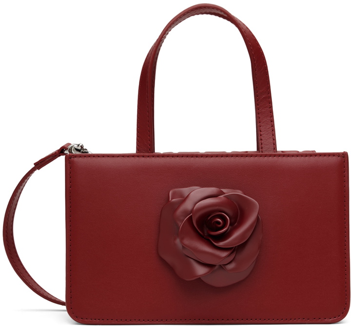 Photo: Puppets and Puppets Red Small Rose Bag