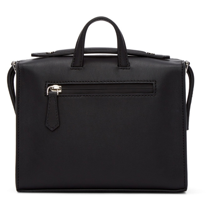 Fendi Black Leather Lui Briefcase