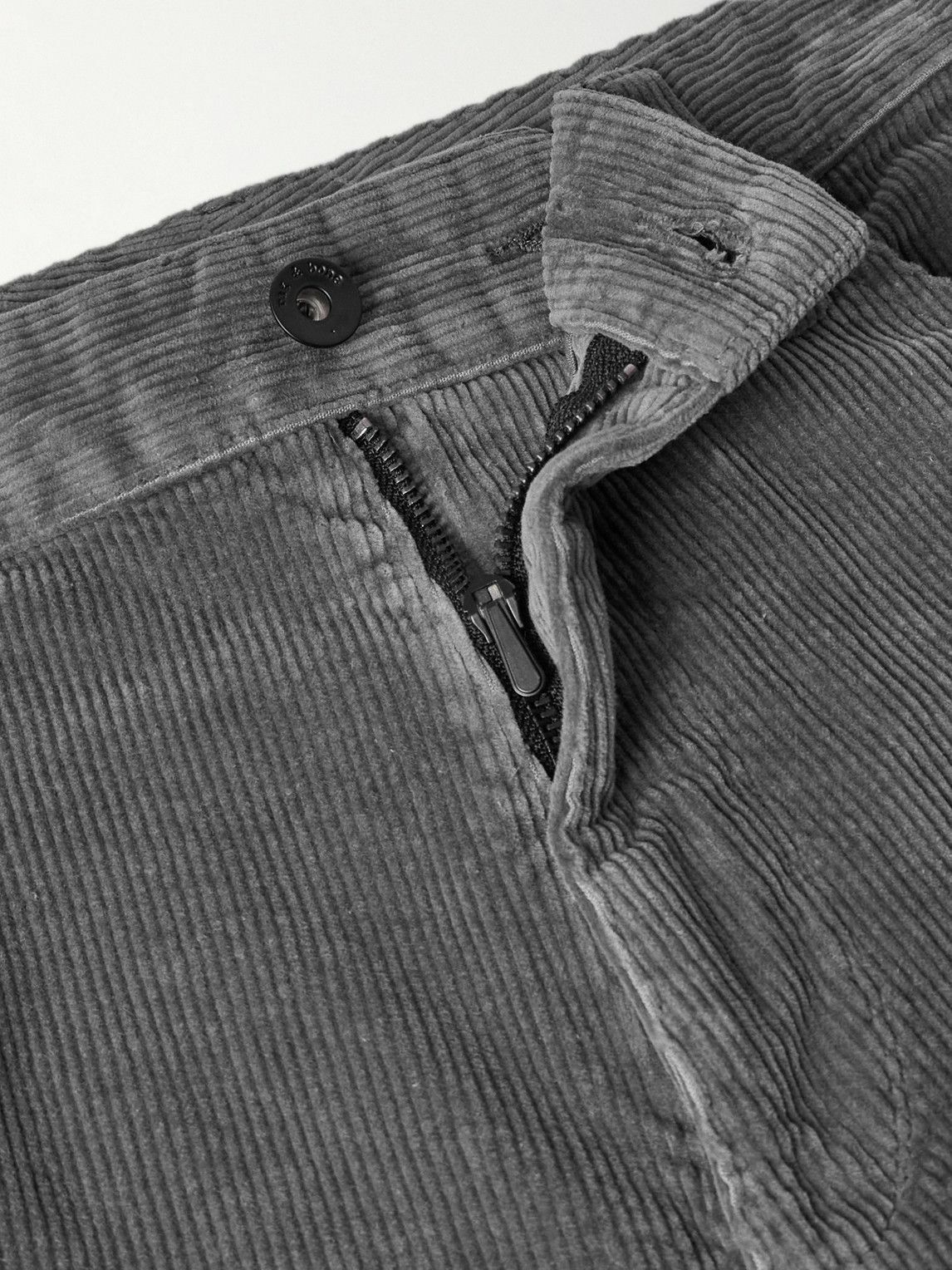 Rag & Bone - Wide-Leg Cotton-Blend Corduroy Trousers - Gray