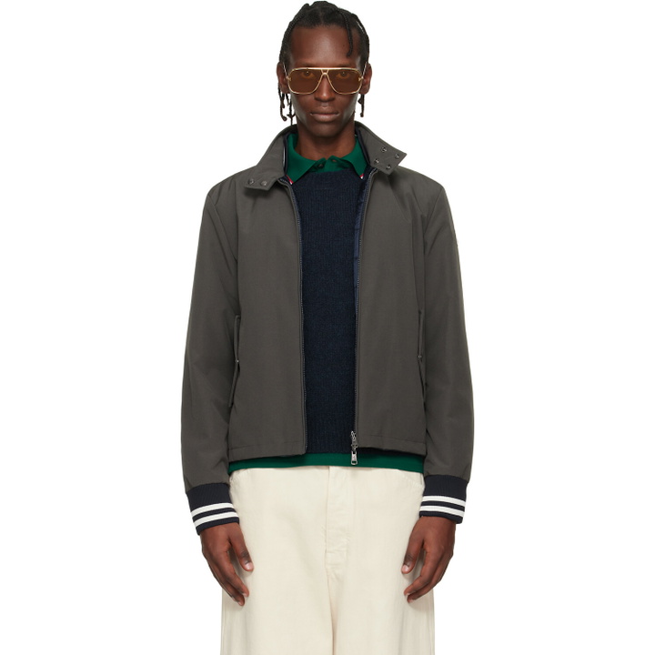 Photo: Moncler Gray Prieure Reversible Down Bomber Jacket