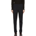 Loro Piana Navy Leisure Flat Trousers