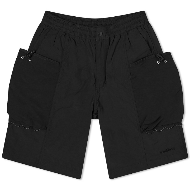 Photo: Wild Things Men's Camp Tool Pocket Shorts in Black