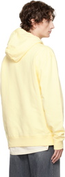 JW Anderson Yellow Logo Embroidery Hoodie
