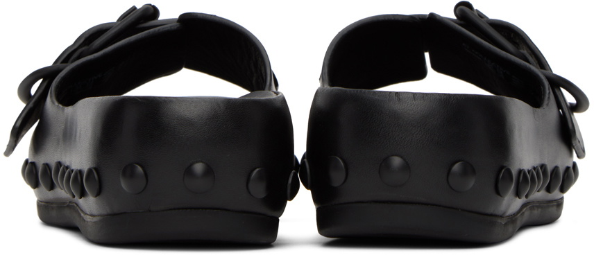 At.Kollektive Black Natacha Ramsay Levi Edition Studded One Sandals