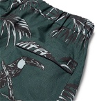 Desmond & Dempsey - Soleia Printed Organic Cotton Pyjama Shorts - Green