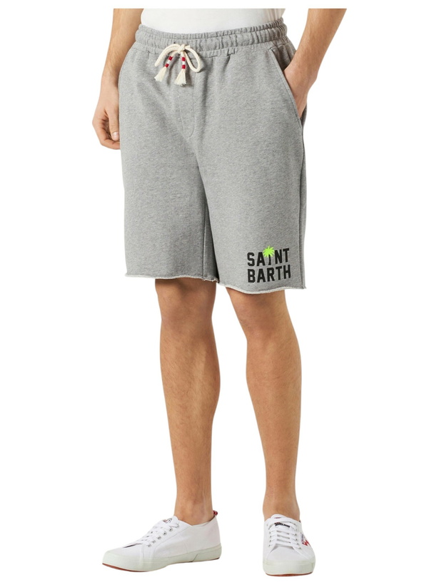 Photo: MC2 Saint Barth Man Cotton Grey Bermuda
