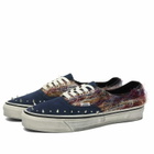 Vans Men's LX Authentic 44 Mohair Sneaker in Blue/Multi