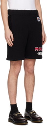 RICE NINE TEN Black College Shorts
