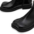 MM6 Maison Margiela Men's Leather Ankle Boots in Black