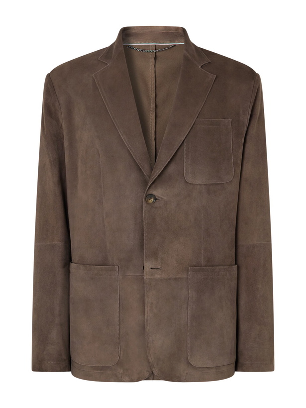 Photo: Canali - Suede Blazer - Brown