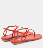 Aquazzura Almost Bare leather thong sandals