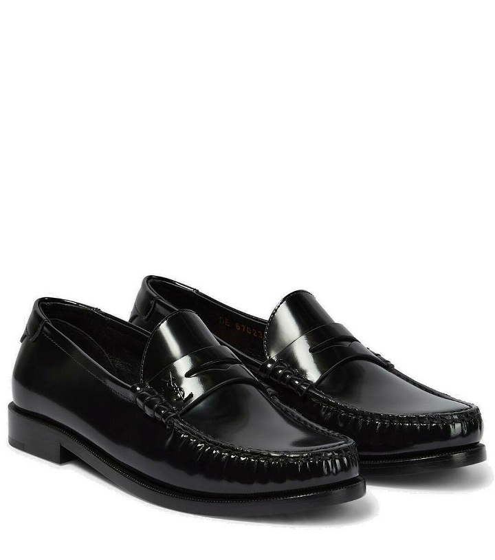 Photo: Saint Laurent Le Loafer patent leather loafers