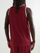 Outdoor Voices - Dribble Two-Tone Recycled-Mesh Tank - Red