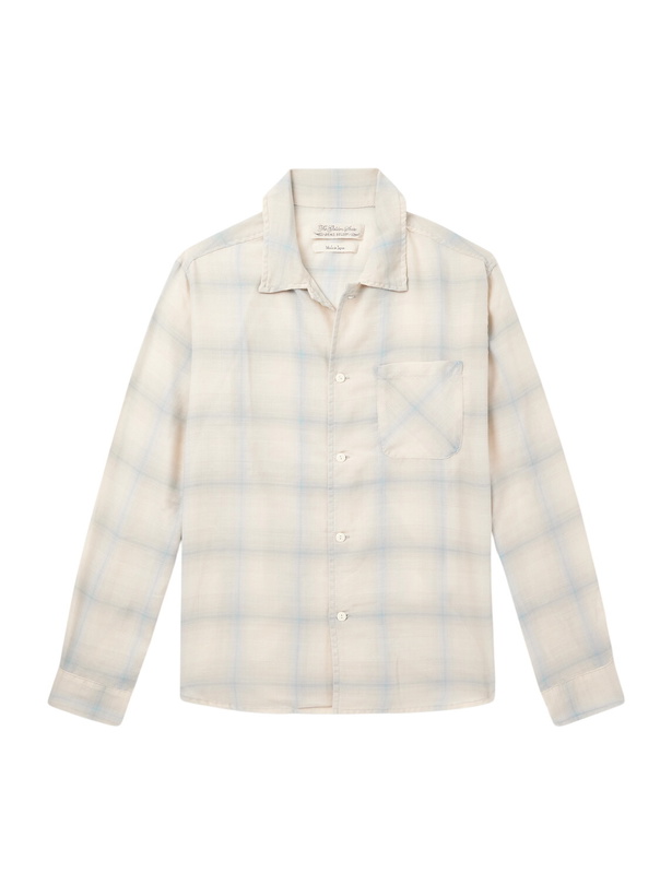 Photo: Remi Relief - Viera Checked Wool-Blend Flannel Shirt - White