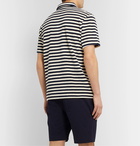 Missoni - Striped Cotton-Blend Terry Polo Shirt - Blue